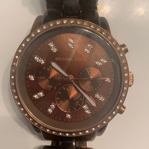 Michael Kors Tortoise Shell Watch